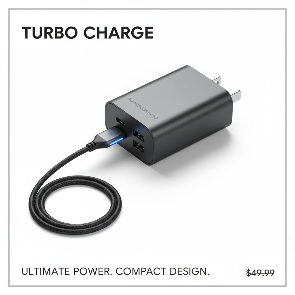 Charger on studio white, Coupang thumb